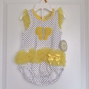 Kyle & Deena Baby Girl Butterfly One Piece Size 6-9 M‎